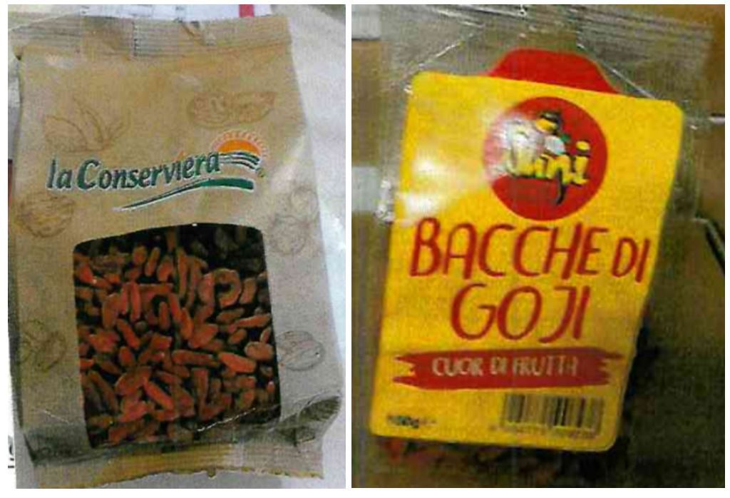 Bacche di Goji ritirate per presenza di insetticida e fungicida