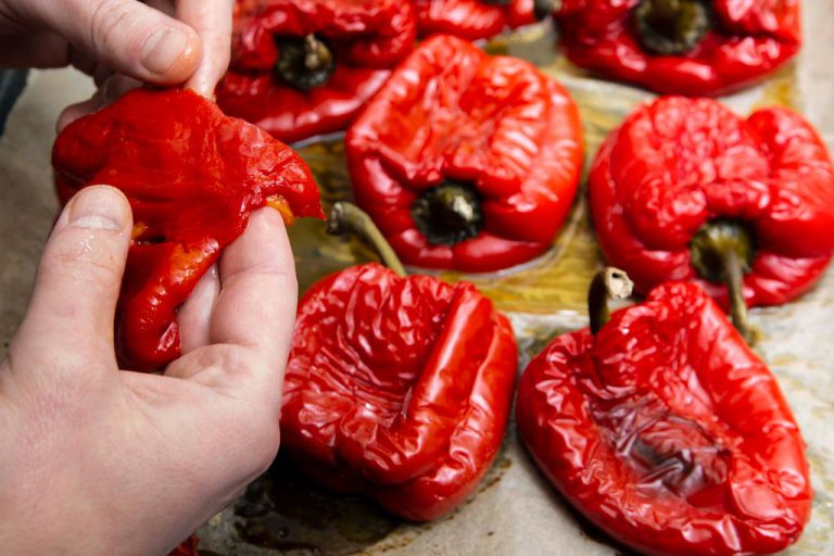 Come spellare i peperoni