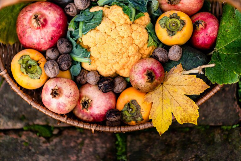 La spesa di ottobre, frutta e verdura di stagione