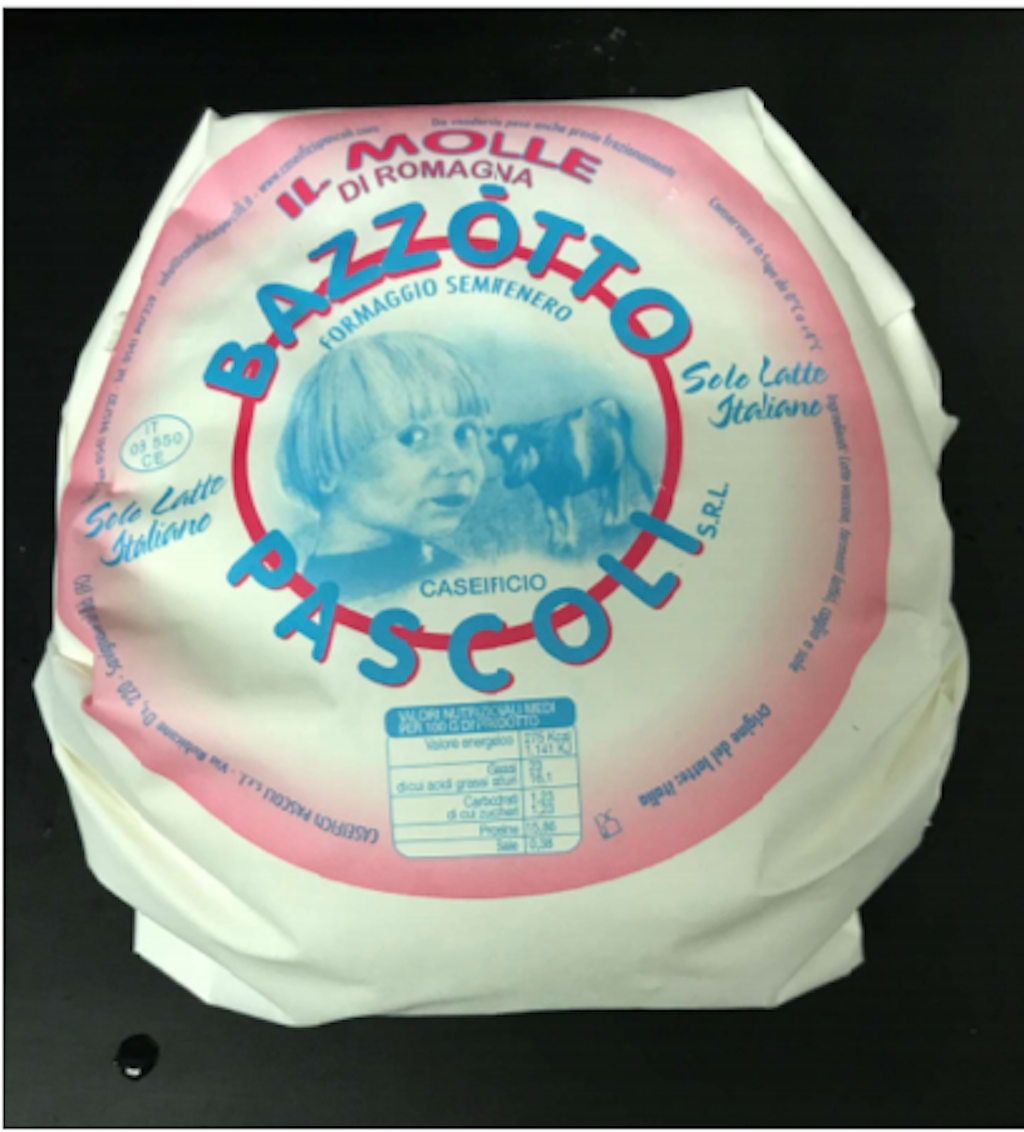 Bazzotto di Romagna Caseificio Pascoli richiamato per rischio chimico