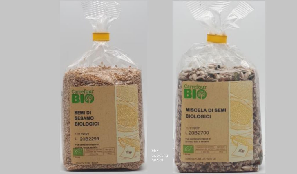 Carrefour richiama due prodotti a base di semi di sesamo
