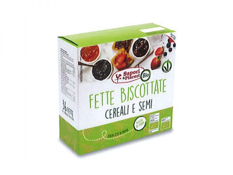 Richiamate le Fette biscottate cereali e semi di Sapori e piaceri per l'ossido di etilene nel sesamo