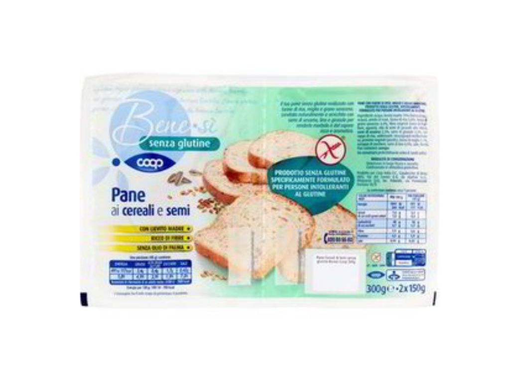 Pane ai cereali e semi senza glutine Benesì richiamato da Coop per l'ossido di etilene