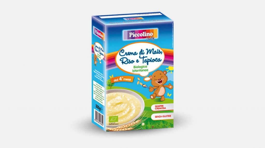 Crema di mais riso tapioca - Piccolino Baby MD