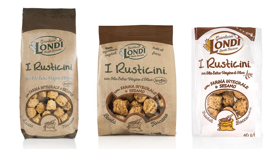 Ritirati i Rusticini con farina integrale e sesamo a marchio G. Londi per l'ossido di etilene