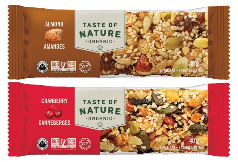 Richiamate le barrette Taste of Nature a causa dell'ossido di etilene nel sesamo