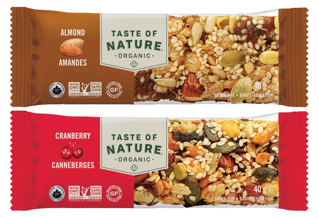 Richiamate le barrette Taste of Nature a causa dell'ossido di etilene nel sesamo