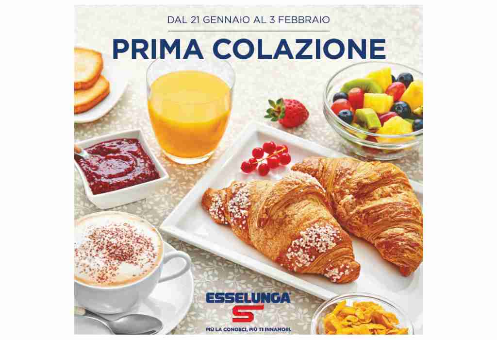 Volantino Esselunga dal 21 gennaio al 3 febbraio: le offerte per la Prima Colazione