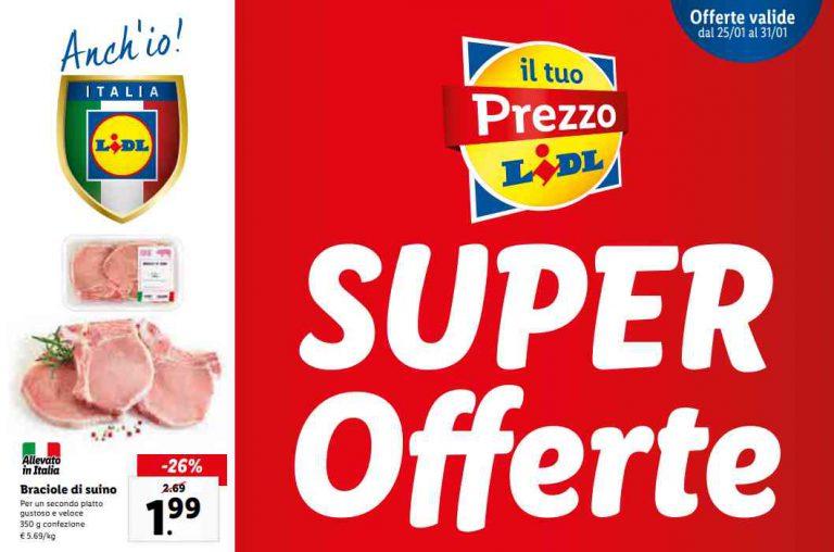 Volantino Lidl, le offerte dal 25 al 31 gennaio 2021