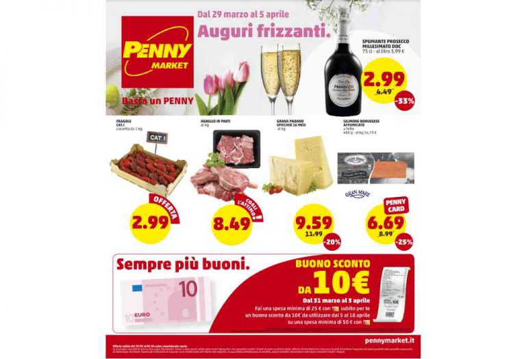 Volantino Penny Market: le offerte dal 29 marzo al 5 aprile