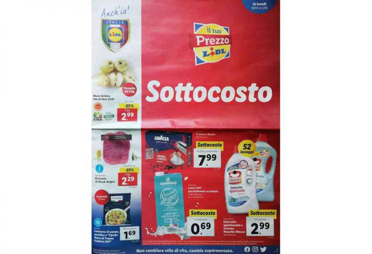 Volantino Lidl prossima settimana, le offerte dal 26 aprile al 2 maggio 2021