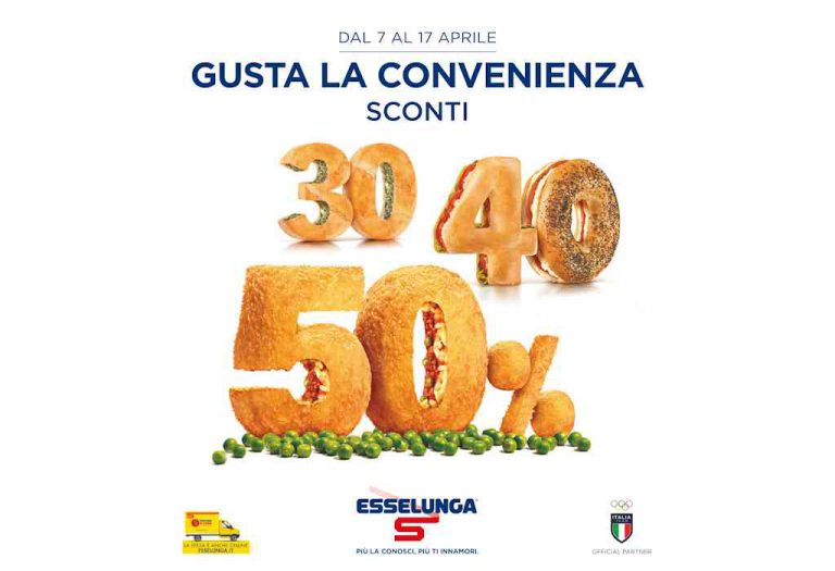 Volantino Esselunga dal 7 al 17 aprile: sconti del 30%, 40% e 50%