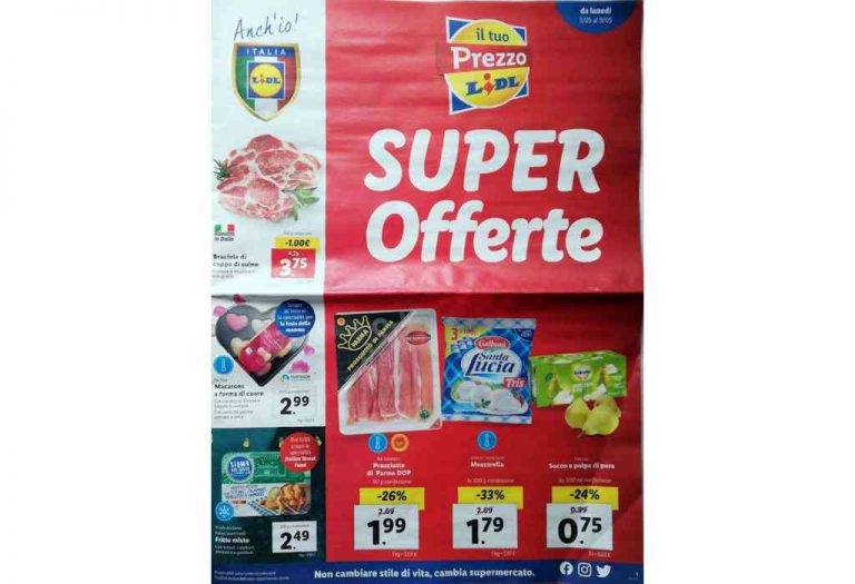 Volantino Lidl dal 3 al 9 maggio 2021