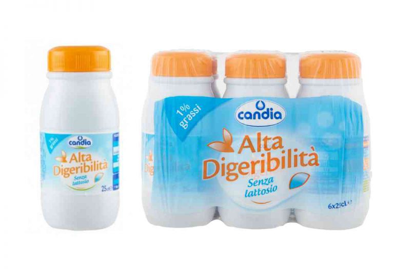 Richiamo Latte Candia Alta Digeribilità 1% di grassi per difetto organolettico