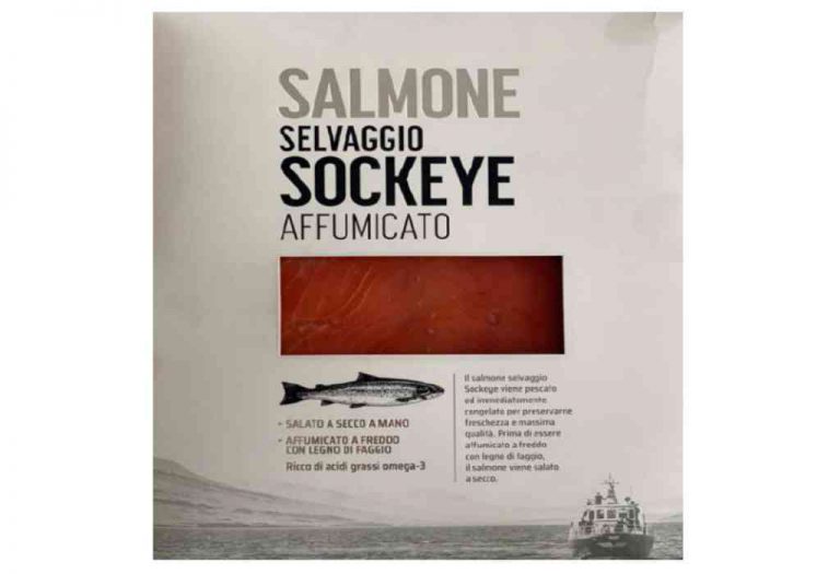 Richiamato il Salmone Selvaggio Sockeye affumicato per possibile presenza di Listeria