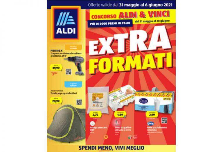 Volantino Aldi dal 31 maggio al 6 giugno 2021: offerte Extra Formati