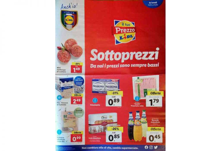 Volantino Lidl dal 10 al 16 maggio 2021