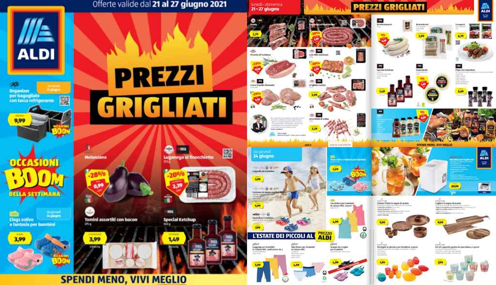 Volantino Aldi dal 21 al 27 giugno 2021: offerte