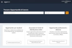 Amazon lavora con noi