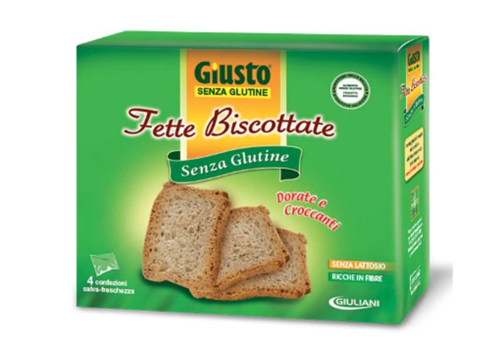 Richiamate le Fette Biscottate Senza Glutine Giusto per ossido di etilene nella farina di semi di carrube