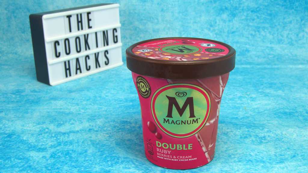 Gelato Magnum Double Ruby Berries & Cream pot: dove trovarlo, prezzo, calorie, ingredienti e prova assaggio