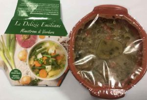 Richiamato Minestrone di verdure Le Delizie Emiliane per non conformità microbiologica