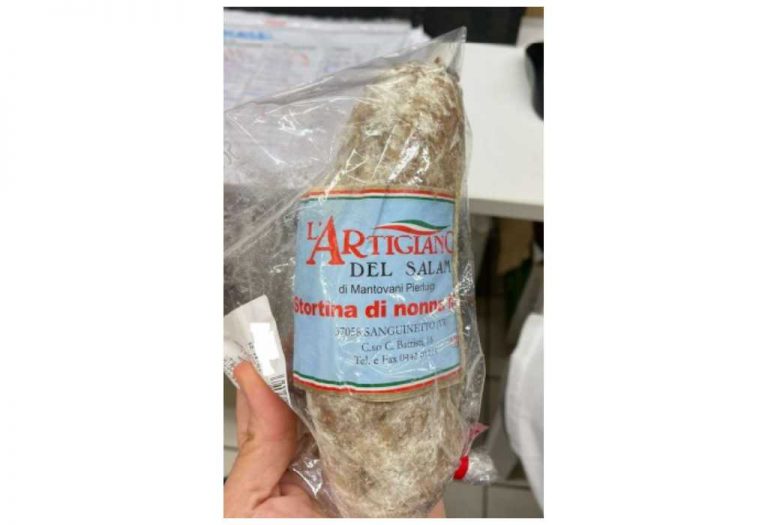 Richiamato il salame Stortina di Nonna Maria per Listeria monocitogenes