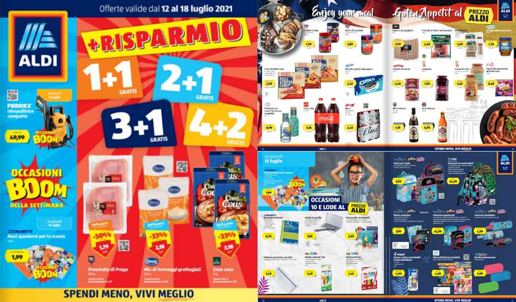 Volantino Aldi dal 12 al 18 luglio 2021: offerte