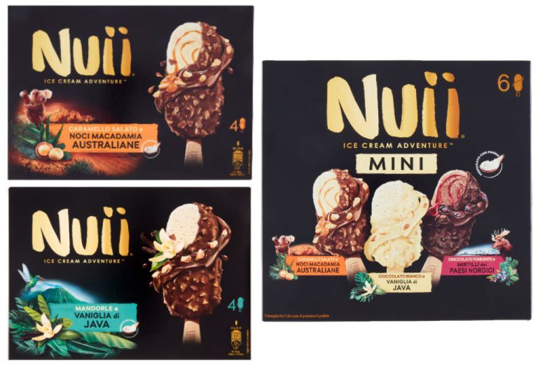 Richiamati i gelati Nuii al caramello salato e noci macadamia, alla mandorla e vaniglia e Mini per ossido di etilene