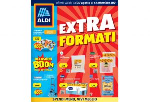 Volantino Aldi dal 30 agosto al 5 settembre 2021: offerte Extra formati e ritorno a scuola