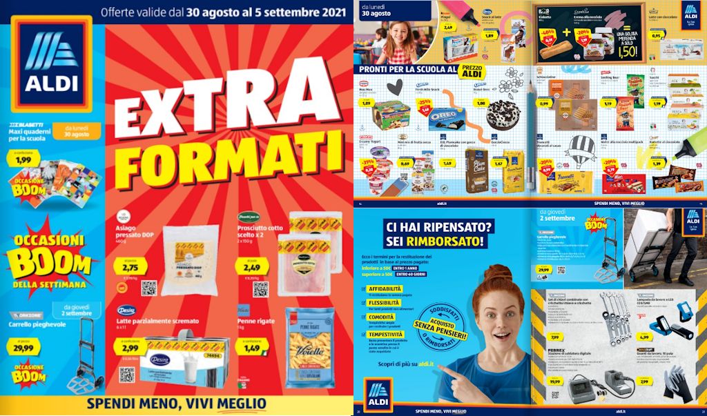 Volantino Aldi dal 30 agosto al 5 settembre 2021: offerte