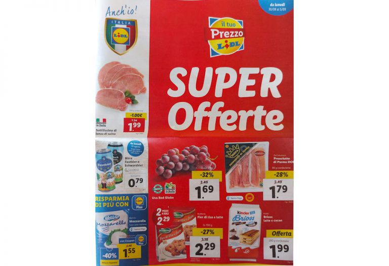 Volantino Lidl prossima settimana dal 30 agosto al 5 settembre 2021: settimana Austriaca e ritorno a scuola