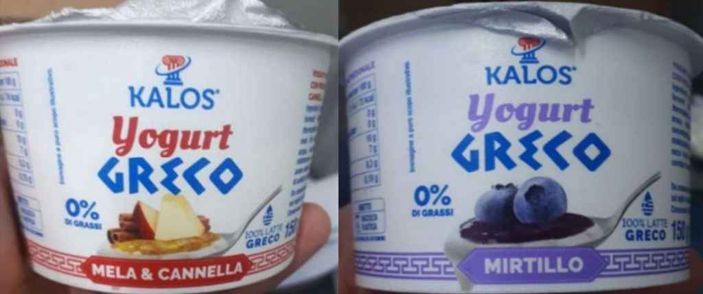 Yogurt greco Kalos ritirato