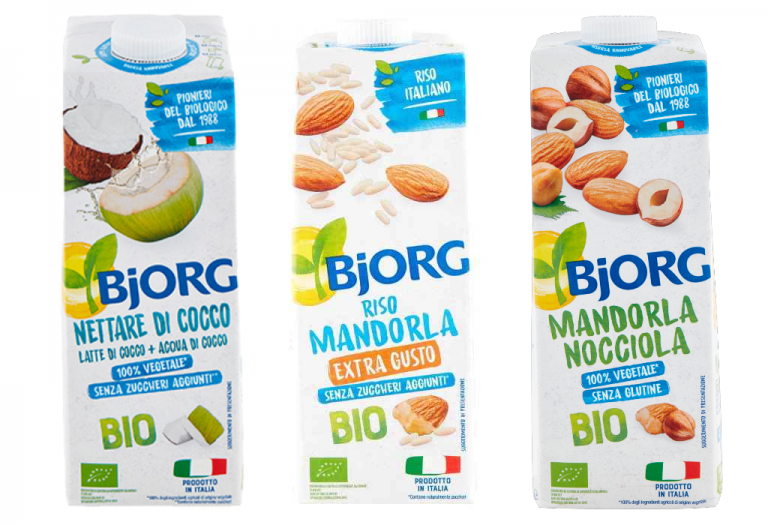 Richiamate le bevanda vegetali Bjorg riso mandorla, nettare di cocco, mandorla e nocciola per ossido di etilene