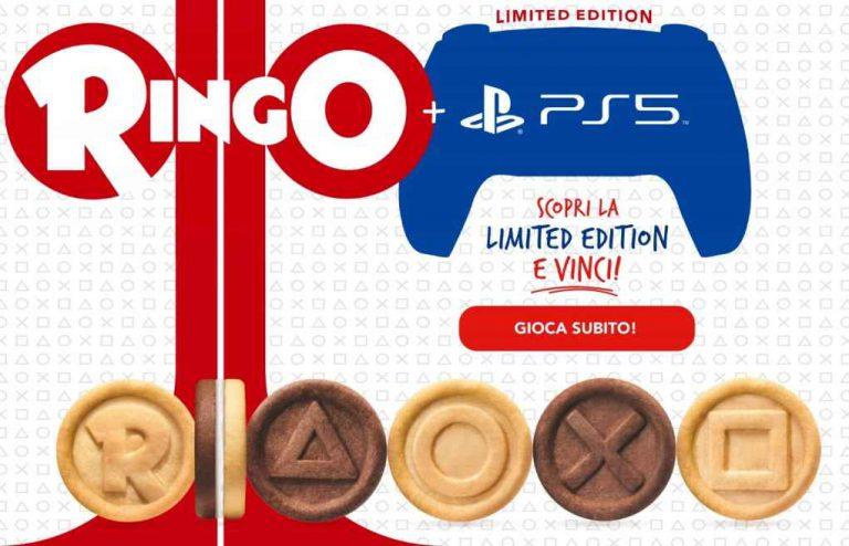 Concorso Ringo PS5 2021, "Scopri la limited edition e vinci"