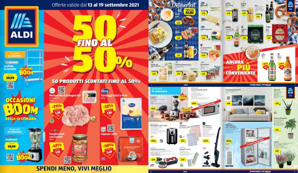 Volantino Aldi dal 13 al 19 settembre 2021: le offerte