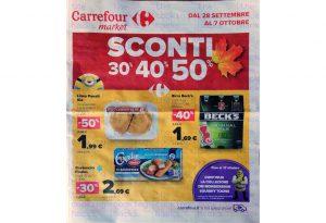 Volantino Carrefour Market dal 28 settembre al 7 ottobre 2021