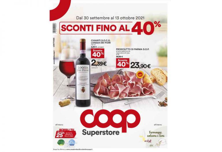 Volantino Coop dal 30 settembre al 13 ottobre 2021