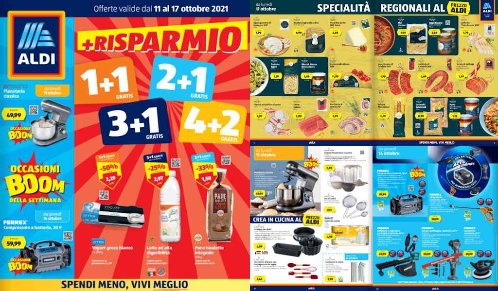 Volantino Aldi dal 11 al 17 ottobre 2021: offerte