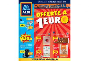 Volantino Aldi dal 18 al 24 ottobre 2021: offerte a 1 euro e speciale Halloween