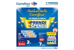 Volantino Carrefour Iper dal 8 al 18 ottobre 2021