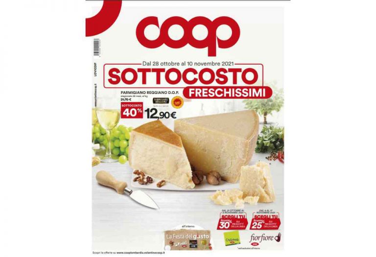 Volantino Coop dal 28 ottobre al 10 novembre 2021