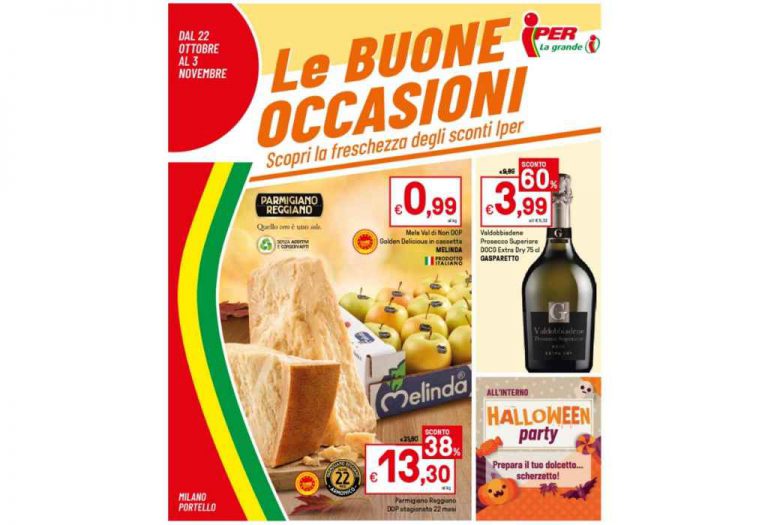 Volantino Iper dal 22 ottobre al 3 novembre 2021