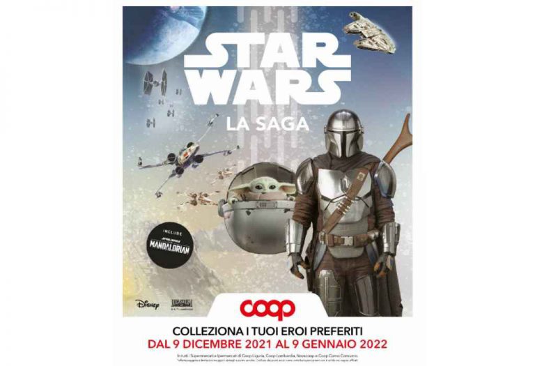 Collezione Coop Star Wars 2021: colleziona gli eroi Star Wars e The Mandalorian