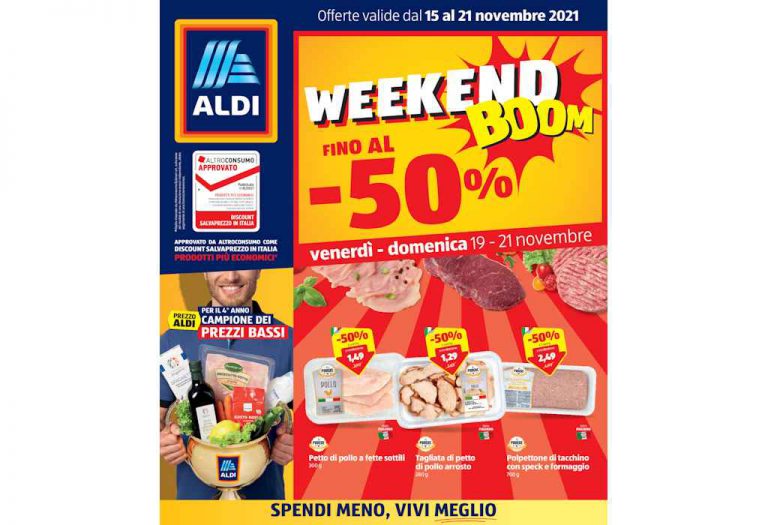 Volantino Aldi dal 15 al 21 novembre 2021
