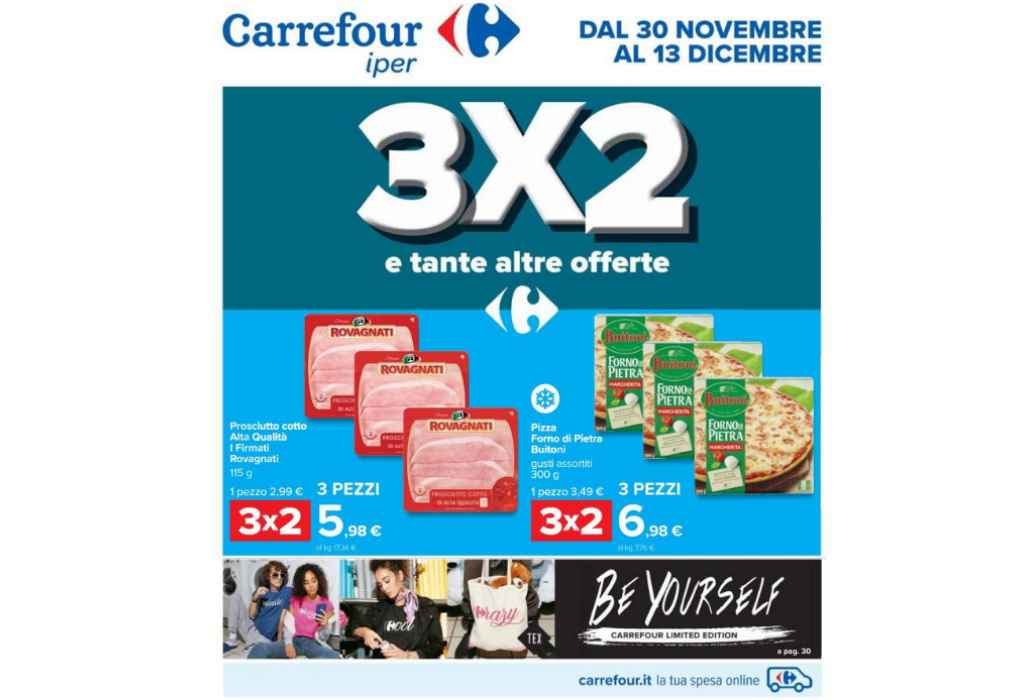 Volantino Carrefour Iper dal 30 novembre al 13 dicembre 2021