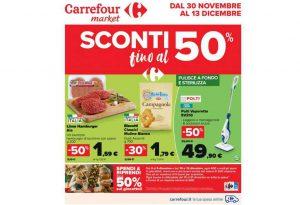 Volantino Carrefour Market dal 30 novembre al 13 dicembre 2021