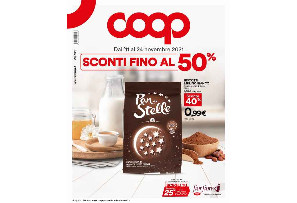 Volantino Coop dall'11 al 24 novembre 2021