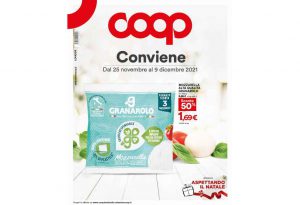 Volantino Coop dal 25 novembre al 9 dicembre 2021