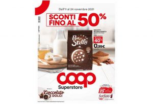 Volantino Coop Superstore dall'11 al 24 novembre 2021